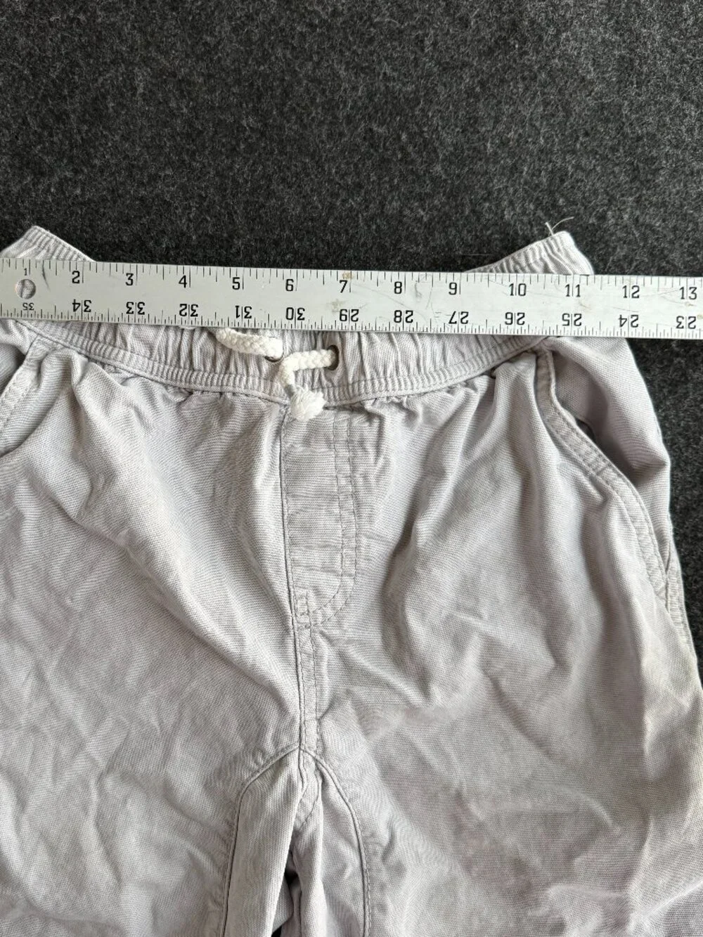 Cat & Jack Boys Large 12/14 Gray Drawstring Shorts